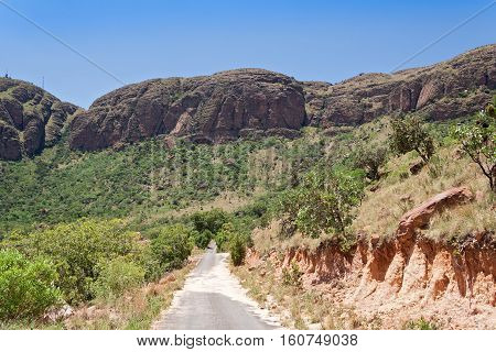 Landscape in the Marakele National Park, Limpopo, South Africa