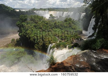 Iguazu waterfalls on the Argentina side, Unesco world heritage