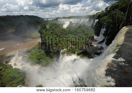 Iguazu waterfalls on the Argentina side, Unesco world heritage