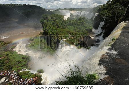 Iguazu,waterfalls on the Argentina side, Unesco world heritage