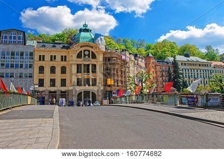 Bank Sparkasse At Promenade In Karlovy Vary