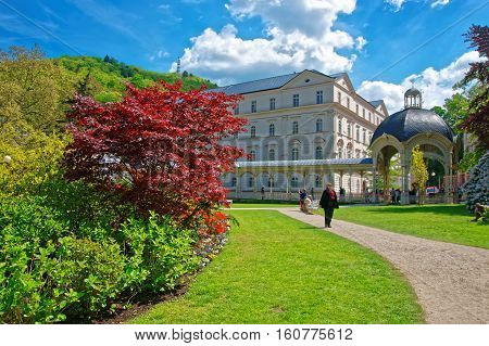Park Colonnade With Wooden Alcove Karlovy Vary