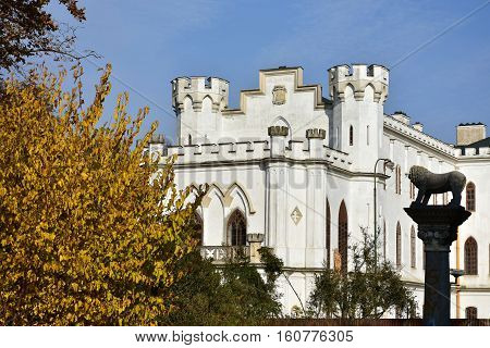 forgotten castle Rusovce near Bratislav in ,Slovakia