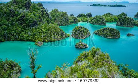 Painemo Island, Blue Lagoon, Raja Ampat, West Papua Indonesia