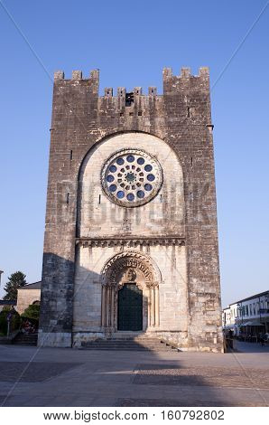 View of the Church San Nicolas de Portomarin