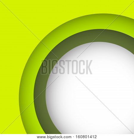 Abstract green background with copy space, stock vector