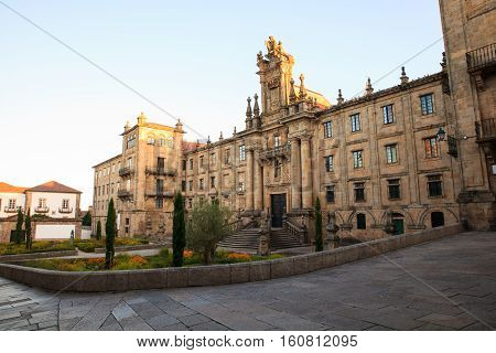 View of the Monastery of San Martin Pinario Santiago the Compostela