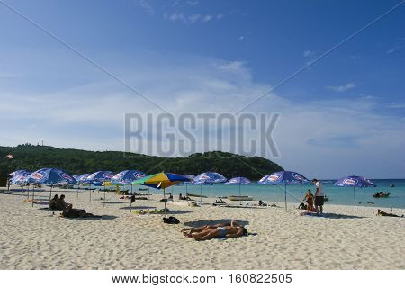 TERENGGANU MALAYSIA - JUNE 17 2008 : Perhentian Kecil Island beach Terengganu Malaysia.