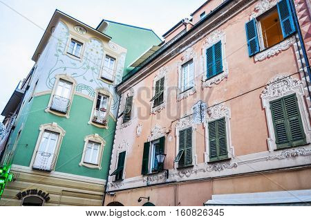 Hdr View Of Loano Old Town