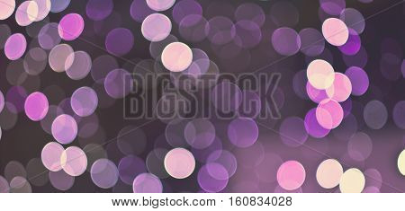 Christmas background. Festive abstract holidaysbackground with bokeh defocused lights and stars, toned