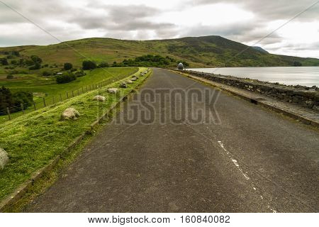 Llyn Celyn Reservoir Dam