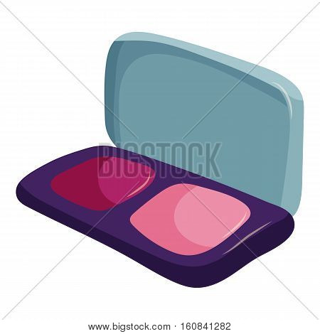Blusher icon. Cartoon illustration of blusher vector icon for web