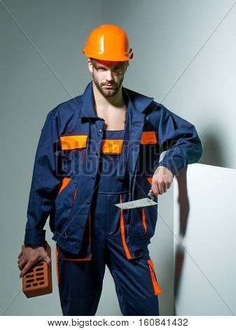 Handsome Man Builder