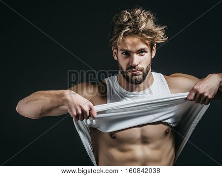 Handsome Muscular Sexy Man