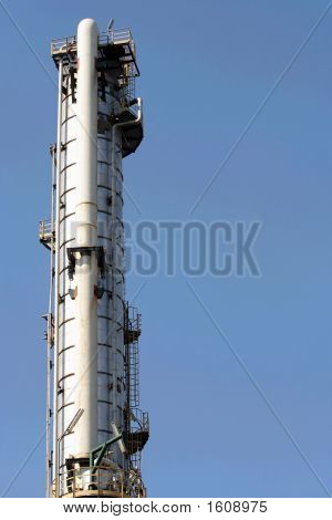 Skinnende industrielle kolonne