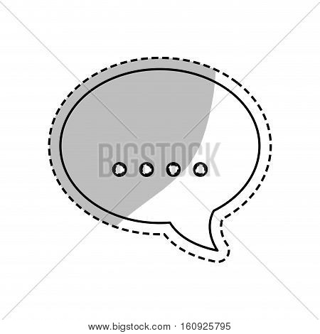 Chat bubble speakbox icon vector illustration graphic design