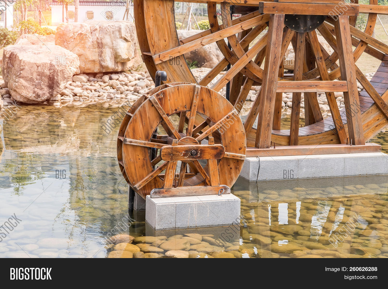 Waterwheel Rotating Image & Photo (Free Trial) | Bigstock