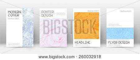 Abstract Cover. Superb Design Template. Suminagashi Marble Minimal Poster. Superb Trendy Abstract Co