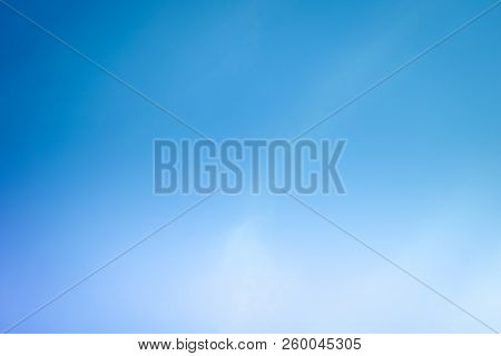 Air Clouds In The Blue Sky.