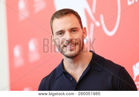  Sam Claflin attends 'The Nightingale' photocall during the 75th Venice Film Festival at Sala Casino on September 6, 2018 in Venice, Italy.