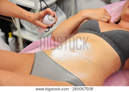 Beauty Injections In The Salon. The Procedure For Skin Tightening And Rejuvenation.