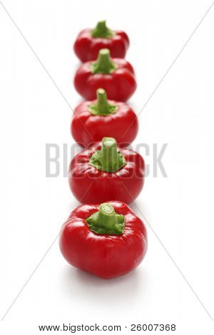 Topepo Rosso, Italiaanse niet-scherpsmakende pepers (tomaten vormige)