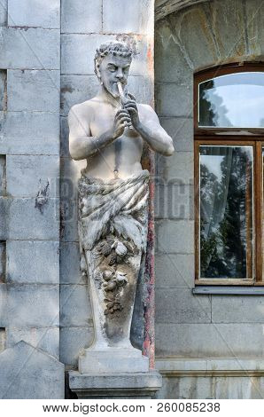 Massandra, Crimea - May 28: Sculpture Of The Mythical Creature In The Massandra Palace On May 28, 20