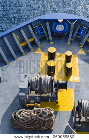 Mooring Station On A Forward Of The Vessel