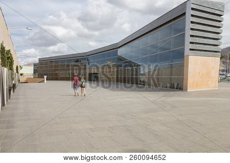 Cartagena, Spain - September 14th, 2018: Visitors Entering At Arqua National Museum Of Underwater Ar