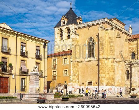 Basilica Of San Isidoro On The Square Of The Same Name Is Located On The Site Of An Ancient Roman Te