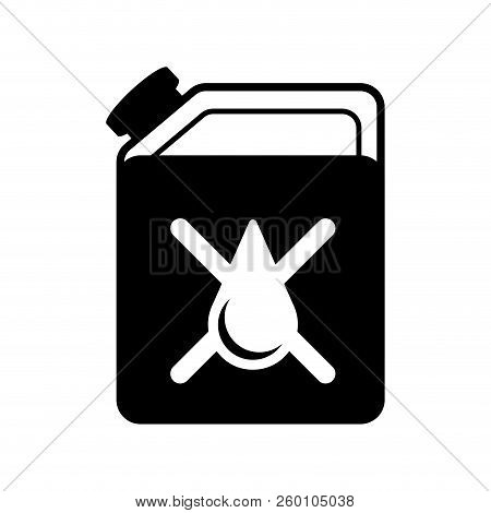 Isolated Oil Galloon Container Icon. Vector Illustration Design