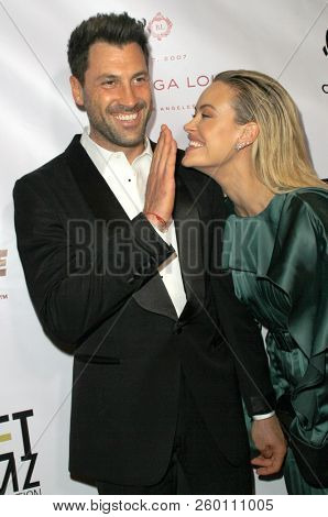 Val Chmerkovski and Peta Murgatroyd at the 9th Annual Face Forward Gala at the Beverly Wilshire Hotel in Beverly Hills, CA on Sept. 22, 2018.