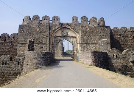 Entrance Of The Gulbarga Fort, Gulbarga, Karnataka India