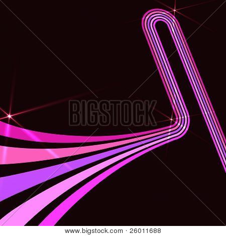 Retro disco background with spotlight effect