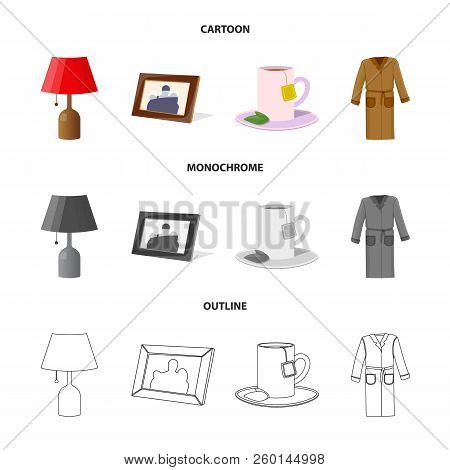 Vector Design Of Dreams And Night Icon. Set Of Dreams And Bedroom Vector Icon For Stock.