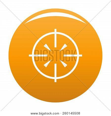 Radiolocator Icon. Simple Illustration Of Radiolocator Icon For Any Design Orange