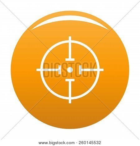 Radiodetector Icon. Simple Illustration Of Radiodetector Icon For Any Design Orange