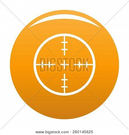 Radiolocating Icon. Simple Illustration Of Radiolocating Icon For Any Design Orange
