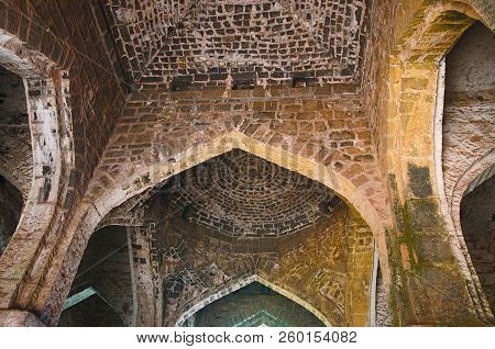 Roof, Inner View Of Panhala Fort, Kolhapur, Maharashtra India
