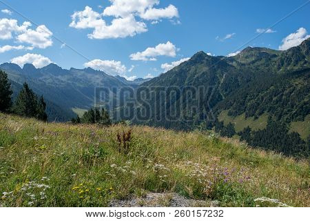 Mountains In The Bonaigua In The Valley Of Aran, Pyrenees
