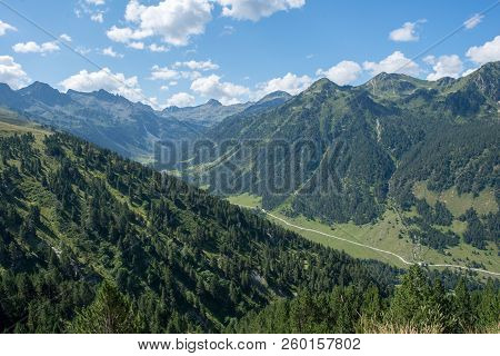 Mountains In The Bonaigua In The Valley Of Aran, Pyrenees