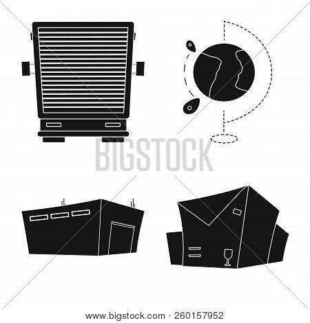 Isolated Object Of Goods And Cargo Icon. Set Of Goods And Warehouse Vector Icon For Stock.