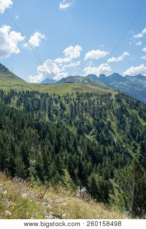 Mountains In The Bonaigua In The Valley Of Aran, Pyrenees