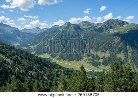 Mountains In The Bonaigua In The Valley Of Aran, Pyrenees