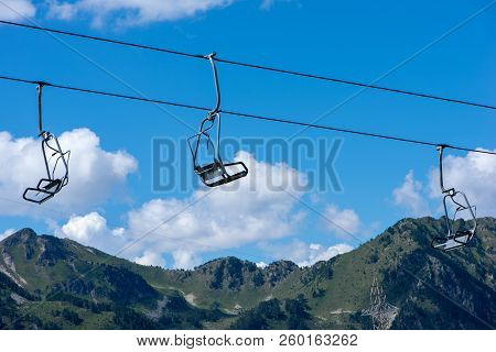 Mountains In The Bonaigua In The Valley Of Aran, Pyrenees