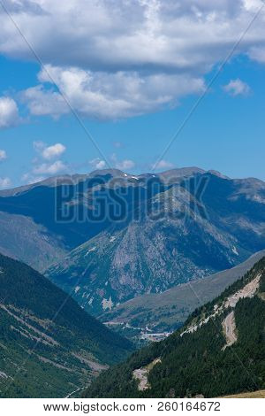 Mountains In The Bonaigua In The Valley Of Aran, Pyrenees