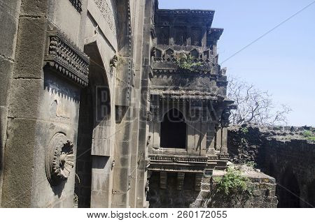 The Shahnur Or Mahakali Gate, Narnala Fort, Near Akola, Maharashtra, India