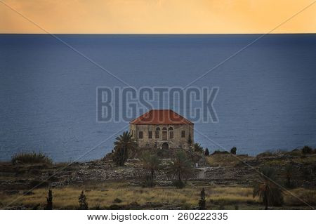 A Traditional House In Byblos Which Is A Famous Landmark. Lebanon.