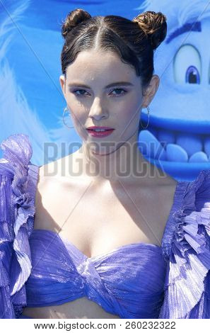CYN at the Los Angeles premiere of 'Smallfoot' held at the Regency Village Theatre in Westwood, USA on September 22, 2018.
