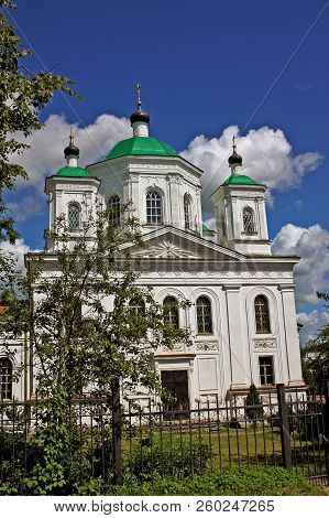 Kashin, Russia - 20 July 2017: Ascension Church. In The Temple Are The Relics Of The Holy Princess-n